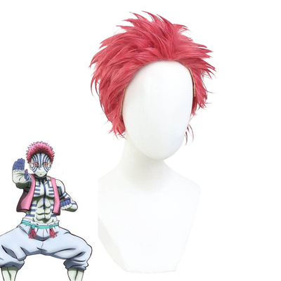 parrucca cosplay anime wig sacadranca demon slayer akaza