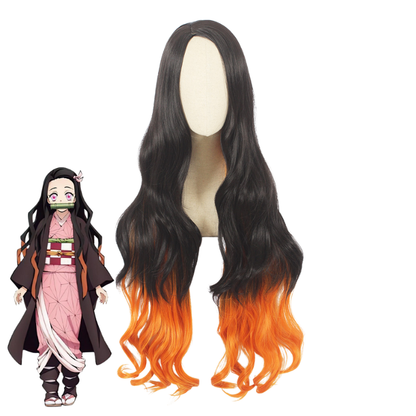 parrucche cosplay demon slayer sacadranca nezuko kamado
