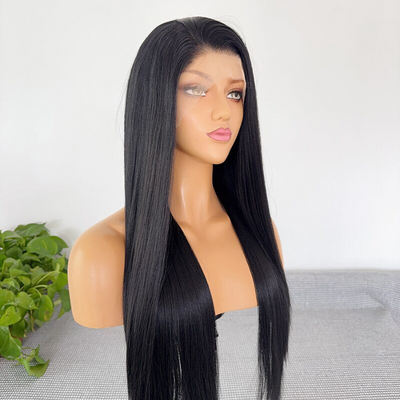 parrucche cosplay lace front wig sacadranca 45cm black