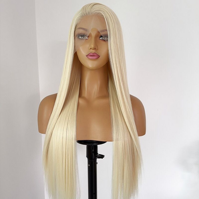 parrucche cosplay sacadranca lacefront 65 cm blonde 