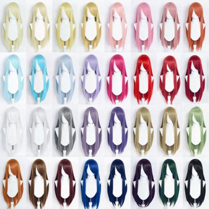 sacadranca parrucca cosplay wig 80cm generica liscia