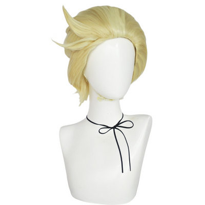 parrucca cosplay wig sacadranca hazbin hotel lucifer morning star
