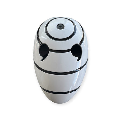 Accessori Cosplay - Maschera Tobi Obito Uchiha Bianca - Fronte