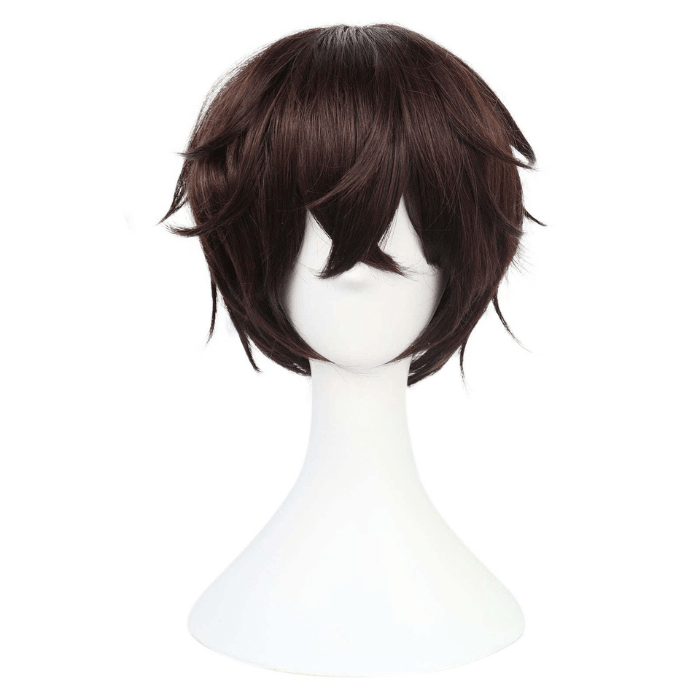 Short brown clearance male cosplay wig