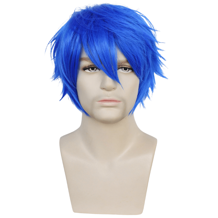 parrucche cosplay sacadranca  generica 30cm blu - copertina