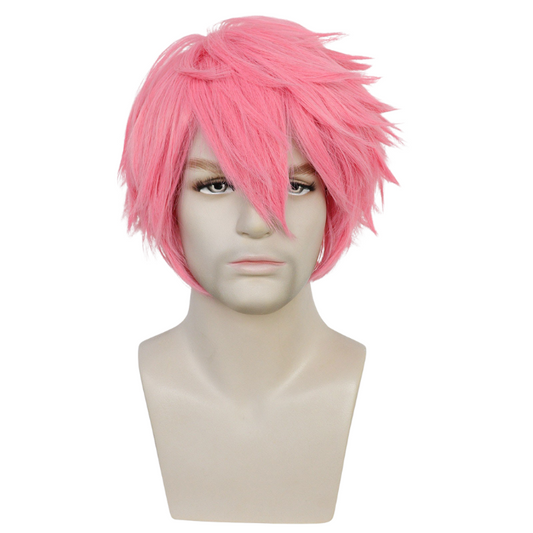 parrucche cosplay sacadranca generica 30cm rosa - copertina