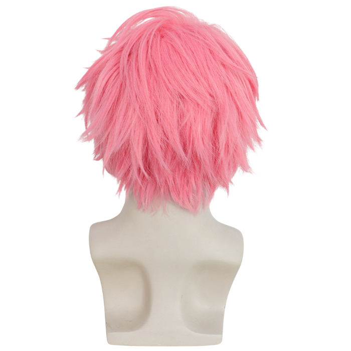 parrucche cosplay sacadranca generica 30cm rosa - retro