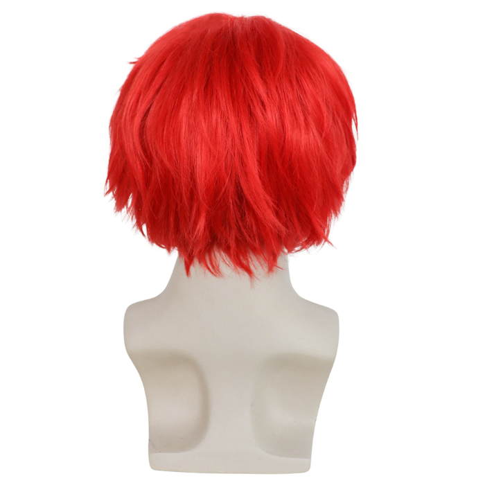 parrucche cosplay sacadranca generica 30cm rossa - retro