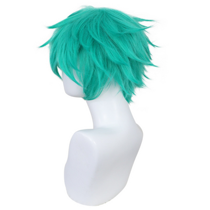 parrucche cosplay sacadranca generica 30cm verde - lato