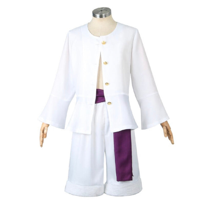 Costumi Cosplay Sacadranca One Piece Luffy Gear 5 - Fronte