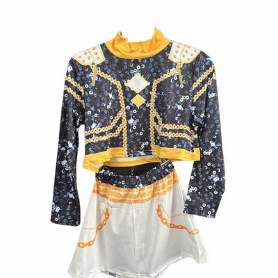 Costume K-Pop Demon Hunters Huntrix Golden Zoey Alternative - Fronte