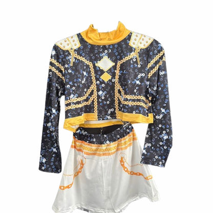 Costume K-Pop Demon Hunters Huntrix Golden Zoey Alternative - Fronte