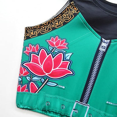 Costume K-Pop Demon Hunters Huntrix Zoey - Dettaglio Top