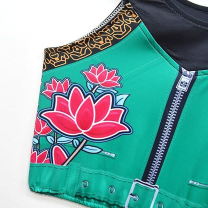 Costume K-Pop Demon Hunters Huntrix Zoey - Dettaglio Top