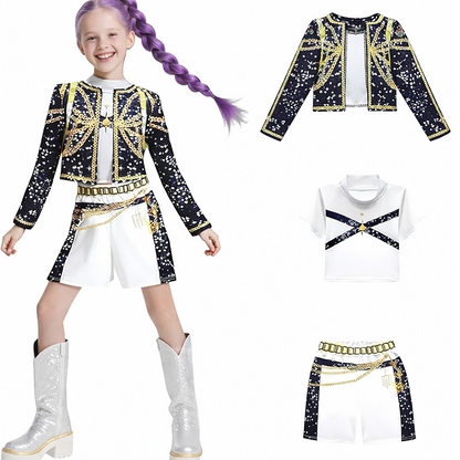 Costume K-Pop Demon Hunters Huntrix Glossy Rumi - Copertina