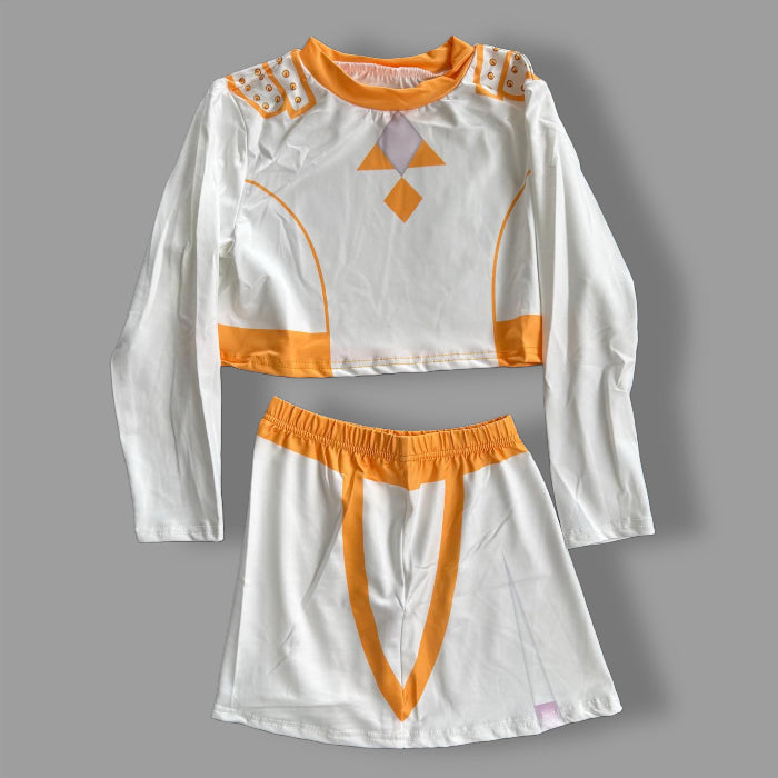 Costume K-Pop Demon Hunters Huntrix Golden Zoey - Dettaglio