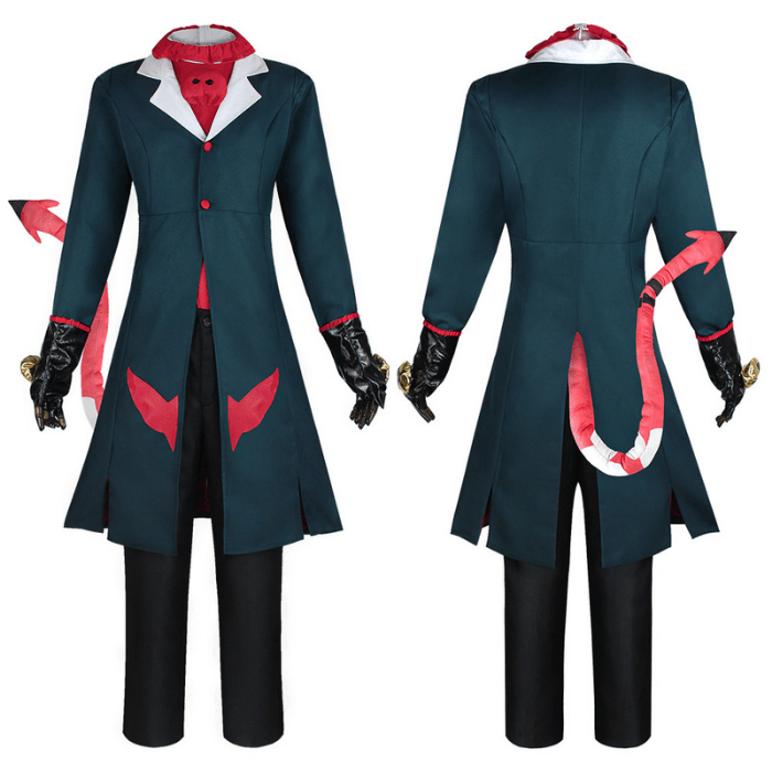 costume cosplay sacadranca hazbin hotel blitzo - vestito