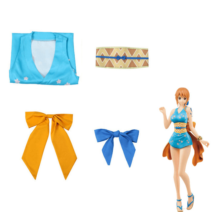 costumi cosplay sacadranca one piece nami - accessori