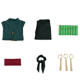 costumi cosplay sacadranca one piece zoro - accessori