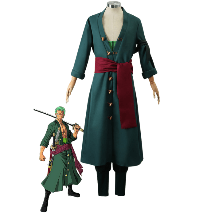 costumi cosplay sacadranca one piece zoro - copertina