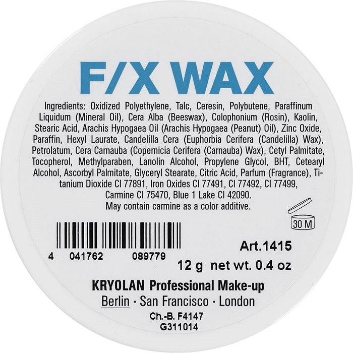 sacadranca kryolan fx wax - retro