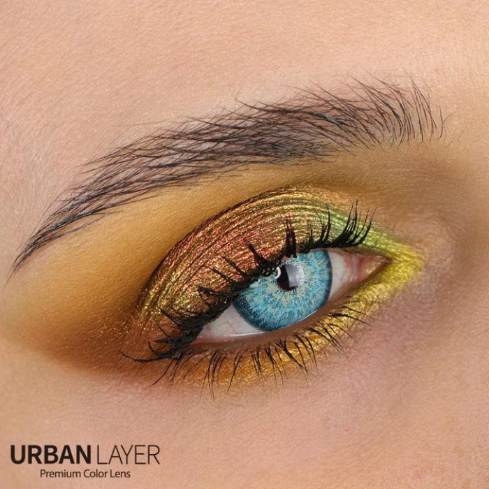 lenti colorate effetto naturale urban layer sacadranca brooklyn blue - occhio