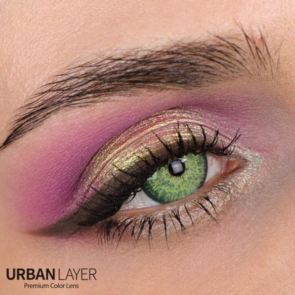 lenti colorate effetto naturale urban layer brooklyn green - occhio