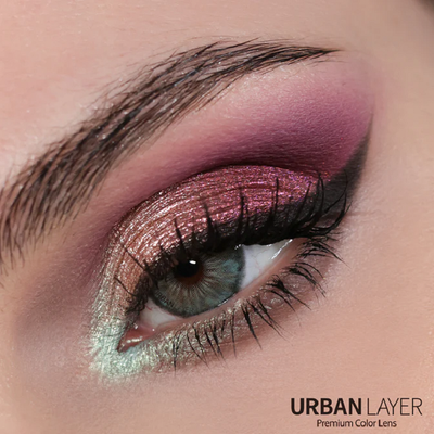 Lenti Colorate Effetto Naturale Urban Layer Cleopatra Turquoise - Occhio
