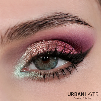 Lenti Colorate Effetto Naturale Urban Layer Cleopatra Turquoise - Copertina