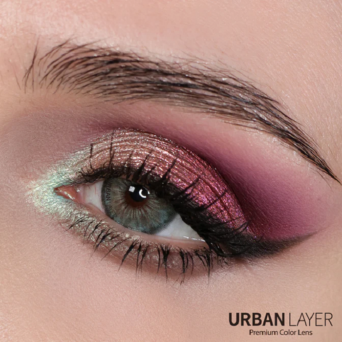 Lenti Colorate Effetto Naturale Urban Layer Cleopatra Turquoise - Occhio