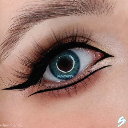 lenti colorate effetto naturale sacadranca echo blue - occhio