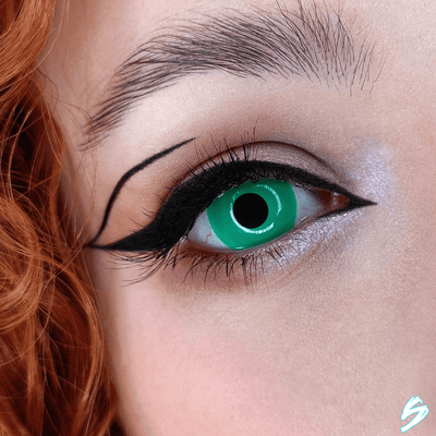 lenti cosplay crazy lens sacadranca urban layer glow green - copertina