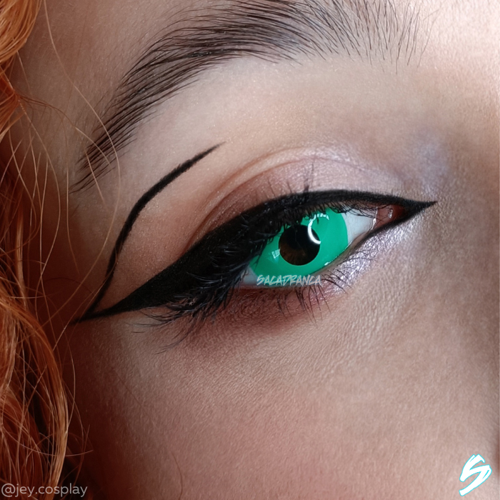 lenti cosplay crazy lens sacadranca urban layer glow green - occhio