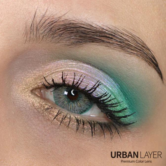 lenti colorate effetto naturale urban layer sacadranca rain emerald - occhio