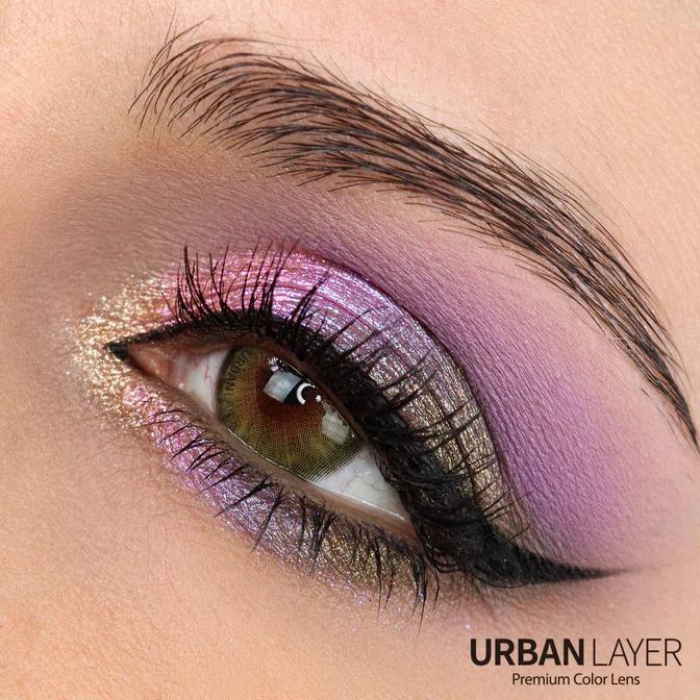lenti colorate effetto naturale sacadranca urban layer cleopatra green - eye