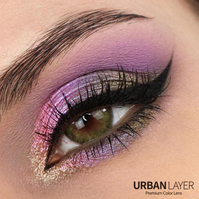 lenti colorate effetto naturale sacadranca urban layer cleopatra green - occhio