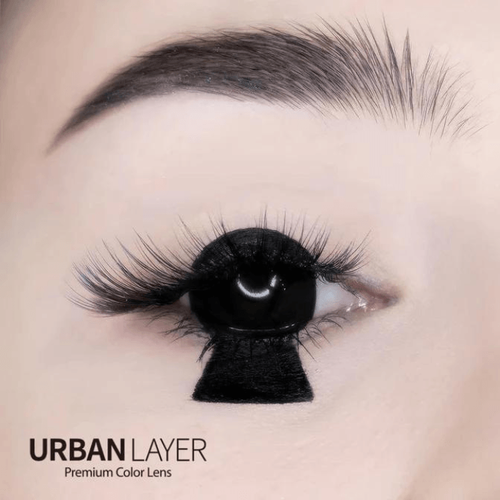 lenti cosplay crazy lens sacadranca urban layer black out 17mm - copertina