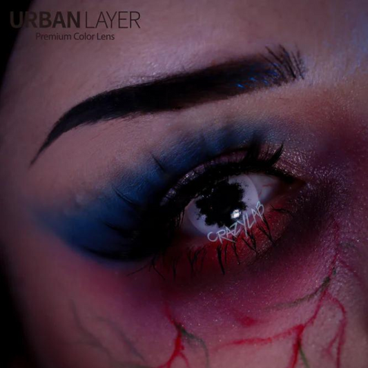 lenti cosplay crazy lens sacadranca urban layer black zombie - copertina