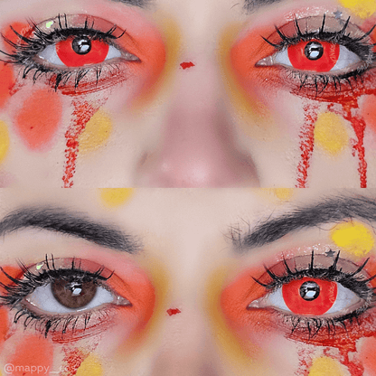 lenti cosplay crazy lens sacadranca urban layer bloody eye - collage