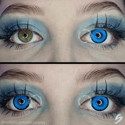 lenti cosplay crazy lens urban layer sacadranca blue dead - collage