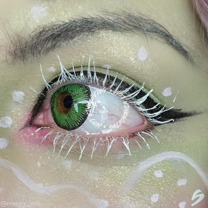 lenti cosplay crazy lens sacadranca candy green - occhio