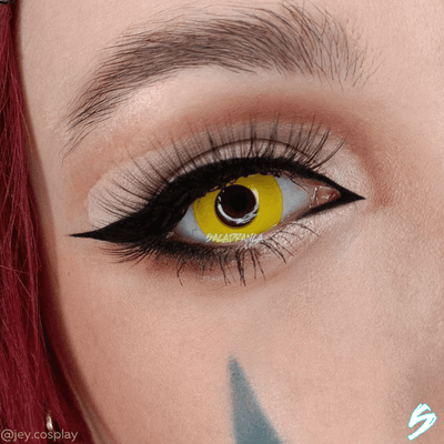 lenti cosplay crazye lens sacadranca ccl04 yellow - occhio