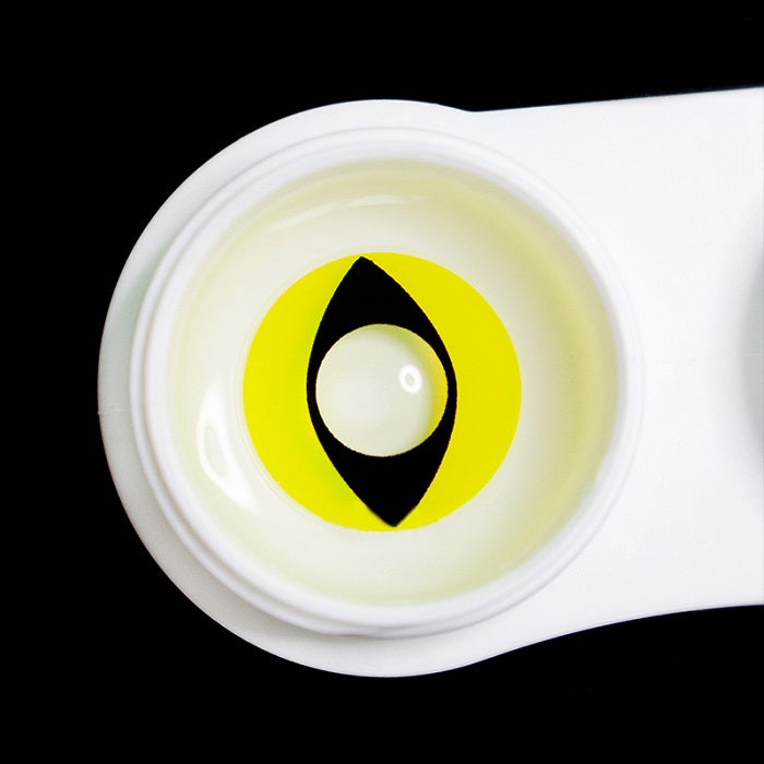 Lenti Cosplay Crazy Lens Ccl23 Yellow Cat - Texture