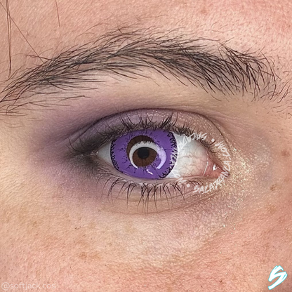lenti cosplay crazy lens sacadranca demon violet - occhio