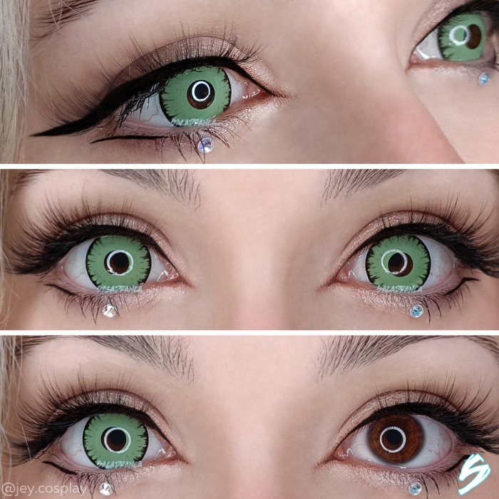 lenti cosplay crazy lens sacadranca ry172 light green fantasy - collage2