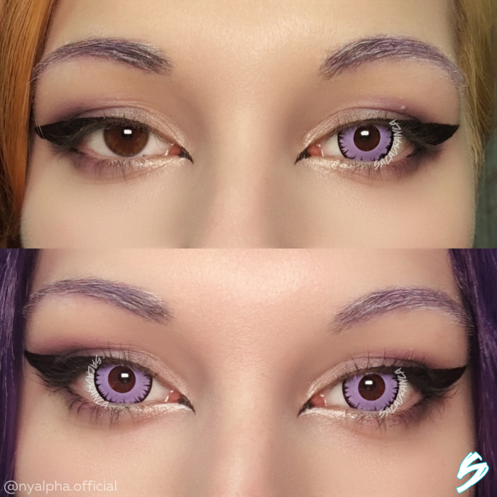lenti cosplay crazy lens sacadranca fancy violet - collage2