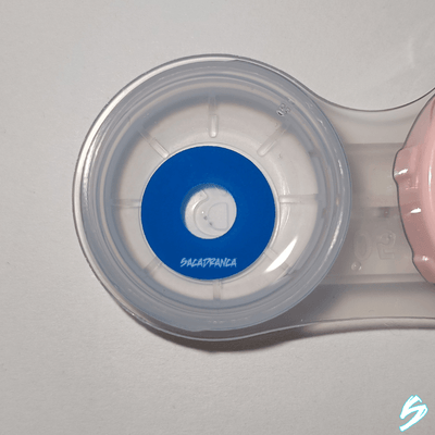 lenti cosplay crazy lens sacadranca urban layer glow uv blue - texture