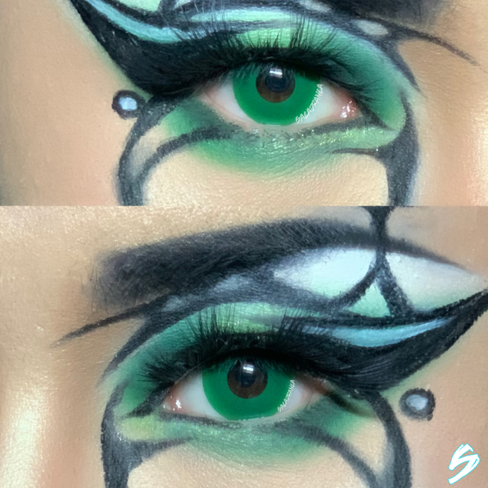 lenti cosplay crazy lens sacadranca green eye - collage2