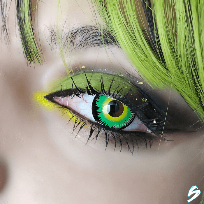 lenti cosplay crazy lens sacadranca green werewolf - copertina