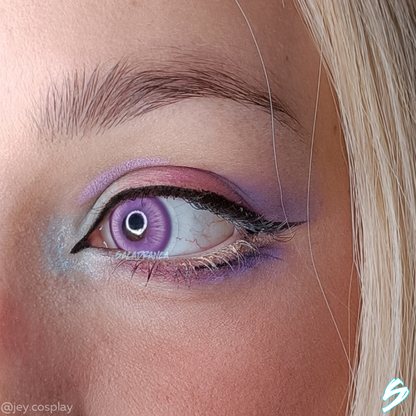 lenti cosplay crazy lens sacadranca jubilee violet - occhio